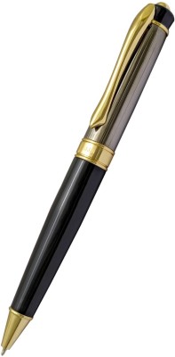 UJJi Half Gunetal Colour Pen with Golden Part Ball Pen(Ink Color - Blue )