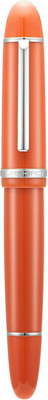 Gold Leaf Jinhao X-159 Orange With Silver Trim, Big Size Writing Pen Set Of 1 Pcs Fountain Pen(Ink Color - Blue)