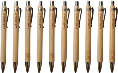 Bamboo Haat Bamboo Ball Pen Refill(Pack of 10, Ink Color - Blue)