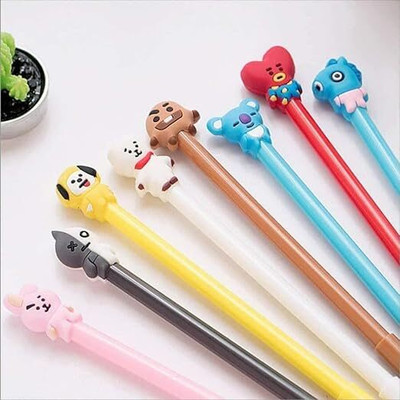 Z-Plus BTS PEN Stationery Pen Gift Set(Pack of 10, Ink Color - Blue)