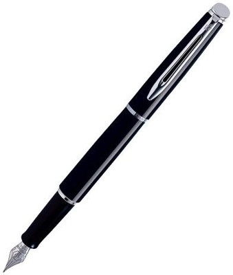 Waterman Hemisphere Mars Black CT Fountain Pen – Fine Nib Fountain Pen(Ink Color - Blue)