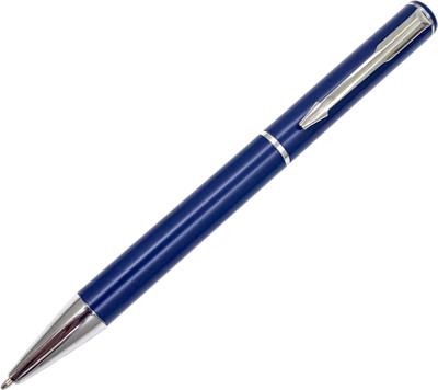 auteur Designer 801 Metal Body Blue With Chrome Clip Student Series Best Gift Ball Pen(Ink Color - Blue)
