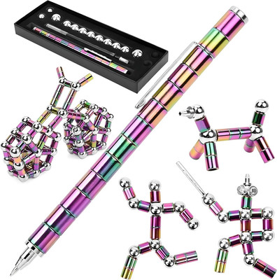 Shivay Creation MAGNETIC FIDGET PEN Ball Pen(Ink Color - Multicolor)