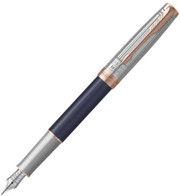 PARKER Sonnet Mt. Fuji Special Edition Blue Lacquer-18Kt Gold Rhodium-Plated Medium Nib Fountain Pen(Ink Color - Blue)