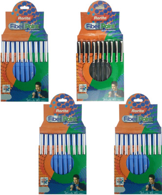 Rorito FIBER POINT FIBERTIP PEN (BLUE) 30 Pcs+FIBER POINT FIBERTIP PEN (BLACK) 10 Pcs Gel Pen(Pack of 40, Ink Color - Blue, Black) Rorito FIBER POINT FIBERTIP PEN (BLUE) 30 Pcs+FIBER POINT FIBERTIP PEN (BLACK) 10 Pcs Gel Pen(Pack of 40, Ink Color - Blue, Black)