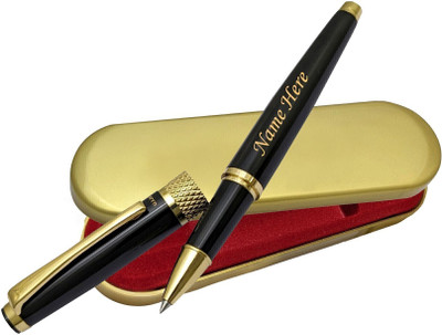 UJJi Name Customized Brass Material Roller Ball Pen(Ink Color - Blue )