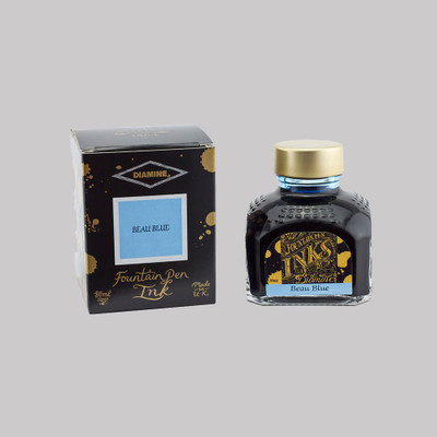 DIAMINE BEAU BLUE 80 ML Ink Bottle(Ink Color - Blue)