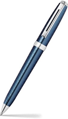 SHEAFFER Prelude Deep Blue With Chrome Plated Horizontal Line Ball Pen(Black)