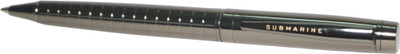 Submarine Metal Premium Gunmetal Finish, Smooth Writing, Textured Grip Ball Pen(Ink Color - Blue )