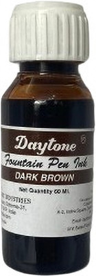 Daytone Fountain Pen Ink- 60ml Ink Bottle(Pack of 15, Ink Color - Dark Brown)