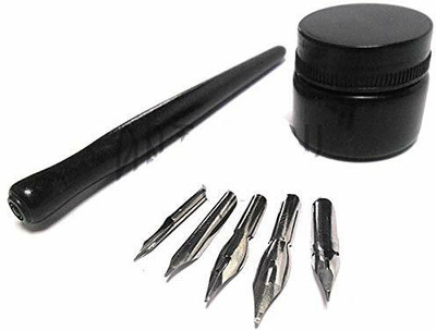 Sabahz Trading CALLIGRAPHY PEN Calligraphy(Pack of 6, Ink Color - Black)