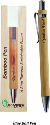 Bamboo Haat Organic & Biodegradable Bamboo Ball Point Ball Pen Refill(Ink Color - Black)