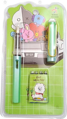 Paper Bear NA Fountain Pen(Ink Color - Blue)