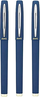 Levin Baoke 0.1 mm Smooth Gel Pen (Blue) Gel Pen(Pack of 3, Ink Color - Blue)