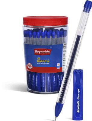 Reynolds 0.5mm Needle Point Gel Pen(Pack of 60, Ink Color - Blue)