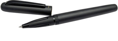 UJJi Magnetic Cap Closure Matte Black Fitted with German Refill Roller Ball Pen(Ink Color - Blue)