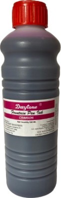Daytone Fountain Pen Ink- 500ml Ink Bottle(Pack of 2, Crimson)