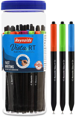 Reynolds Vista RT Ball Pen(Pack of 25, Ink Color - Blue)