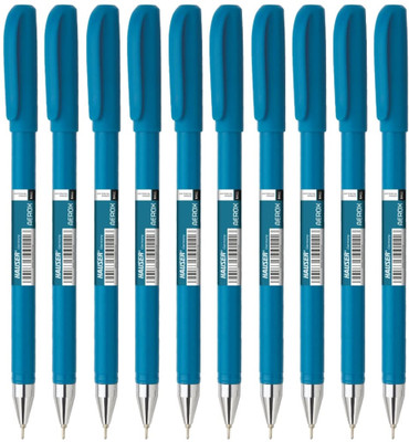 HAUSER Hauser Aerox Ball Pen Pack of 10 Pens Blue Ink Ball Pen(Pack of 10, Ink Color - Blue)