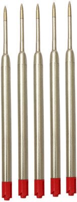auteur Jotter Smooth Writing Refill For Pen Fine Point Ball Pen Refill(Pack of 5, Ink Color - Red)