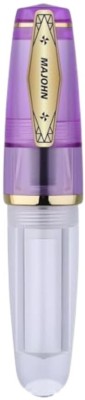 Moonman Q3 Mini Eyedropper Fountain Pen, Transparent Resin Short Pocket Pen (Purple). Fountain Pen(Ink Color - Multicolor)