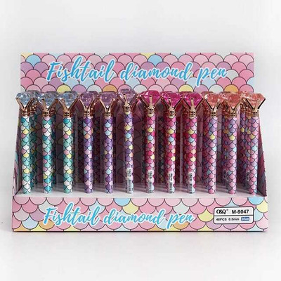 Tera13 Diamond Gel Pen(Pack of 8, Ink Color - Blue)