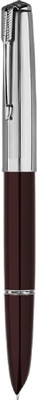 Gold Leaf Hero Model 616 Original Fountain Ink Pen Iridium Nib Fountain Pen(Ink Color - Maroon With Sliver Cap)