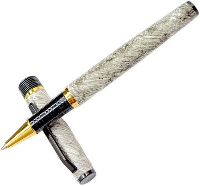 JINHAO Elite Series Megh Cloudy Finish Designer Metal Body Premium Gift Roller Ball Pen(Ink Color - Blue)