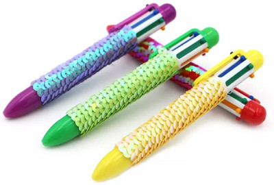 MGT CREATION Multicolor Pen 4pcs Ball Pen(Pack of 4, Ink Color - Multicolor Pen)