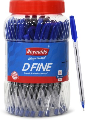 Reynolds DFine Ball Pen(Pack of 70, Ink Color - Blue)