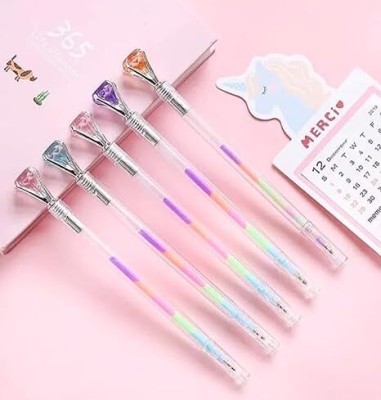 Tera13 diamond Gel Pen(Pack of 4, Multicolor)