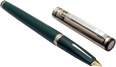 e-Globex World Hero Pen 240 Smooth Writing Pen,Aerometric Ink Pen,Ideal for Students & Doctors Fountain Pen(Ink Color - Green Colour)
