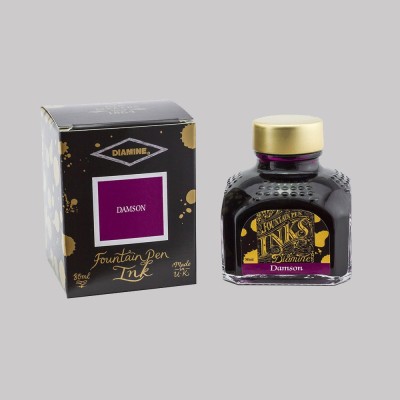 DIAMINE DAMSON 80 ML Ink Bottle(Ink Color - DAMSON)