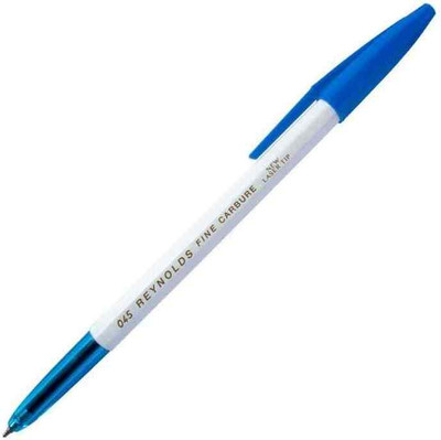 Reynolds 045 Fine CARBURE by THE MARK Ball Pen(Pack of 50, Ink Color - Blue)