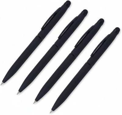 THEGIFTLANE Writing Instruments Collection Roller Ball Pen(Pack of 4, Ink Color - Blue)