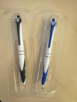 PIERRE CARDIN force ceramic roller Roller Ball Pen(Pack of 2, Ink Color - Blue, Black)