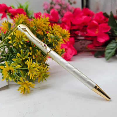 Parasmoni Classic Silver Pen - Perfect for Professional & Personal Use Ball Pen(Ink Color - Blue)