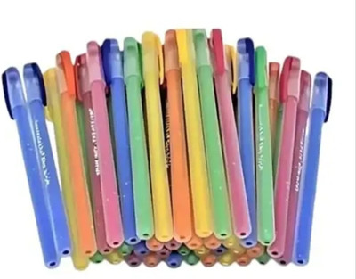 Shree keerthu enterprises Pack of 40 pens Ball Pen Refill(Pack of 40, Ink Color - Blue)