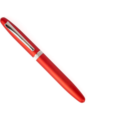CARLTON LONDON Red Metallic Ball Pen Stylish Executive Pen with Smooth Ink & Clip Writing Roller Ball Pen(Ink Color - Blue)