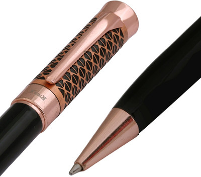 Krink PENVY_B3015 Rose gold and black combination beautiful premium Metal Ball Pen(Ink Color - Blue)