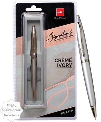 cello Signature Creme Ivory Ball Pen