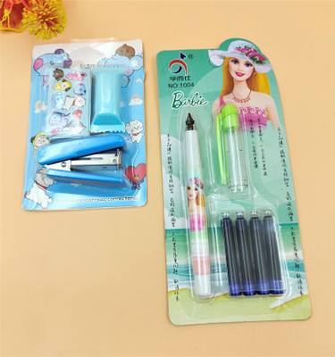 Paper Bear NA Fountain Pen(Pack of 2, Ink Color - Blue)