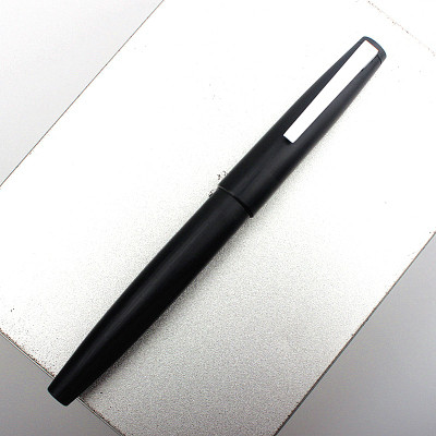 Ledos JINHAO 80 Fiber Matte Charcoal Black Fine Nib , With Converter Fountain Pen(Ink Color - Converter system)
