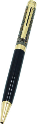 JINHAO Juno Black Color Premium Metal Body (Brass) Best Gift For Men & Women Executives Ball Pen(Ink Color - Blue)
