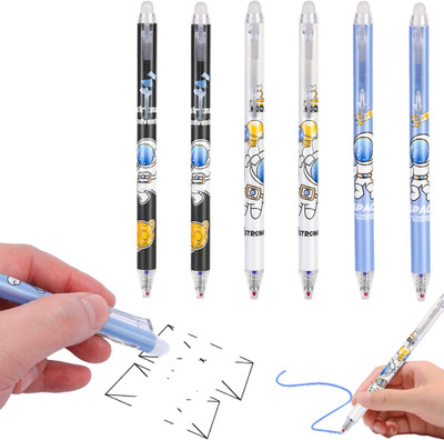 Kidoca Rollerball Roller Ball Pen(Pack of 6, Ink Color - Blue)