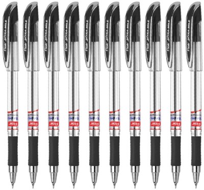 FLAIR Xtra Mile 0.7mm Ball Pen Wallet Pack | Low Viscosity Ink, Refillable Ball Pen(Pack of 3, Ink Color - Black)