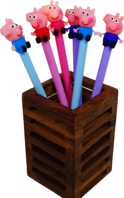 dishvy Combo Gel Pen(Pack of 7, Ink Color - Blue)