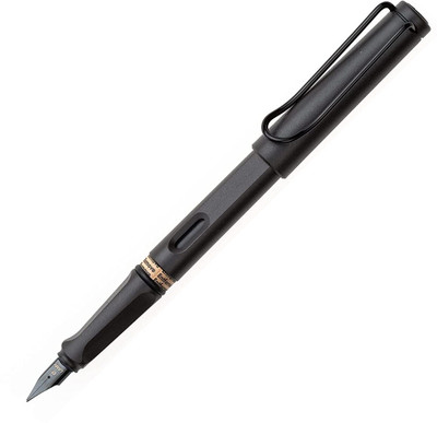 LAMY Safari Extra Fine Nib Fountain Pen | Charcoal Body, Smooth & Refillable Ink Fountain Pen(Ink Color - Blue)