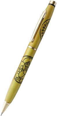 UJJi Shri Ganesh Ji Carved Antique Brass Ball Pen(Ink Color - Blue)