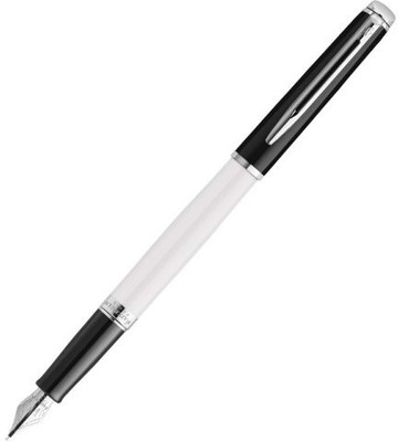 Waterman Hemisphere Colour Blocking Black & White CT Fountain Pen – Medium Nib Fountain Pen(Ink Color - Blue)